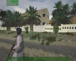 TerraTools Desert Village Screenshot from VBS2
